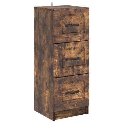 Dulap cu sertare Stejar fumuriu 33 x 34,5 x 87 cm GartenMobel Dekor