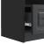Cabinet TV cu sertar Negru 102 x 34,5 x 47 cm Lemn prelucrat GartenMobel Dekor