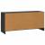 Cabinet TV cu sertar Negru 102 x 34,5 x 47 cm Lemn prelucrat GartenMobel Dekor
