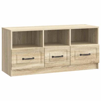 Cabinet TV Stejar Sonoma 102 x 34,5 x 47 cm Lemn prelucrat GartenMobel Dekor