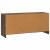 Cabinet TV Stejar fumuriu 102 x 34,5 x 47 cm Lemn prelucrat GartenMobel Dekor