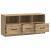 Cabinet TV Stejar Artizanal 102 x 34,5 x 47 cm Lemn prelucrat GartenMobel Dekor