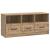 Cabinet TV Stejar Artizanal 102 x 34,5 x 47 cm Lemn prelucrat GartenMobel Dekor
