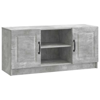Cabinet TV Gri Beton 102 x 34,5 x 47 cm Lemn prelucrat GartenMobel Dekor