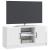 Cabinet TV Alb foarte lucios 102 x 34,5 x 47 cm Lemn prelucrat GartenMobel Dekor
