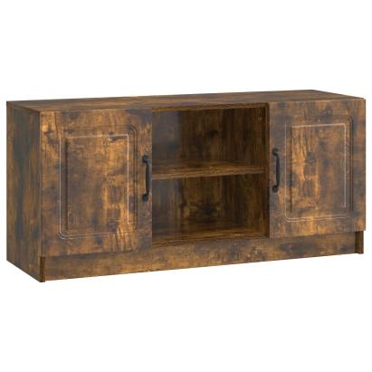 Cabinet TV Stejar fumuriu 102 x 34,5 x 47 cm Lemn prelucrat GartenMobel Dekor