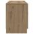 Cabinet TV Stejar Artizanal 102 x 34,5 x 47 cm Lemn prelucrat GartenMobel Dekor