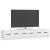 Cabinet TV Alb foarte lucios 147 x 34,5 x 27 cm Lemn prelucrat GartenMobel Dekor