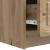 Cabinet TV Stejar Artizanal 147 x 34,5 x 27 cm Lemn prelucrat GartenMobel Dekor