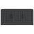Cabinet TV Negru 99 x 34,5 x 47 cm Lemn prelucrat GartenMobel Dekor