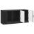 Cabinet TV Negru 99 x 34,5 x 47 cm Lemn prelucrat GartenMobel Dekor
