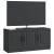 Cabinet TV Negru 99 x 34,5 x 47 cm Lemn prelucrat GartenMobel Dekor