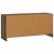 Cabinet TV Stejar fumuriu 99 x 34,5 x 47 cm Lemn prelucrat GartenMobel Dekor