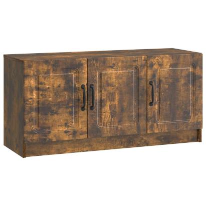 Cabinet TV Stejar fumuriu 99 x 34,5 x 47 cm Lemn prelucrat GartenMobel Dekor
