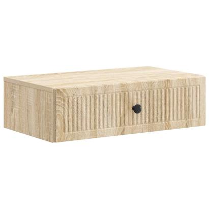 Masă laterală montată pe perete Stejar Sonoma 59 x 34,5 x 17 cm GartenMobel Dekor