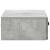 Masă laterală montată pe perete Gri Beton 59 x 34,5 x 17 cm GartenMobel Dekor