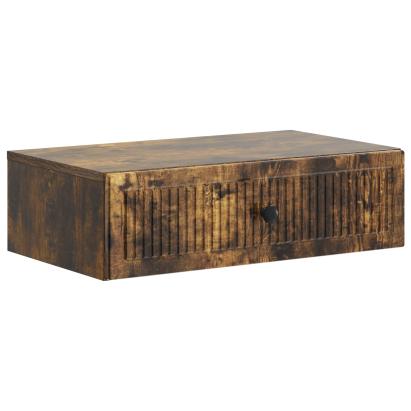 Masă laterală montată pe perete Stejar fumuriu Lemn prelucrat GartenMobel Dekor