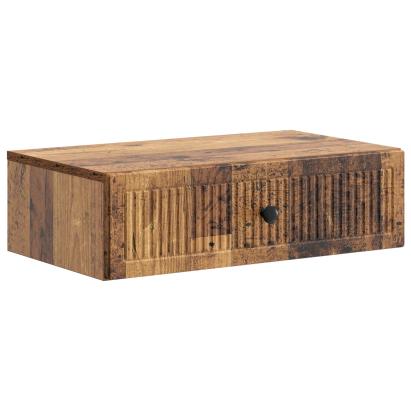 Masă laterală montată pe perete Lemn vechi 59 x 34,5 x 17 cm GartenMobel Dekor