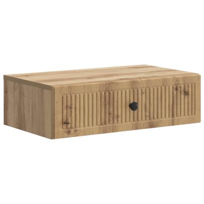 Masă laterală montată pe perete Stejar Artizanal Lemn prelucrat GartenMobel Dekor