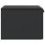 Dulap TV suspendat, negru, 59,5 x 41 x 30 cm, 2 uși, lemn prelucrat