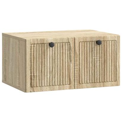 Oglindă TV montată pe perete Stejar Sonoma 59,5 x 41 x 30 cm GartenMobel Dekor