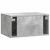 Dulap TV suspendat de perete gri beton, 59,5 x 41 x 30 cm, 2 uși