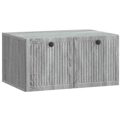 Dulap TV suspendat sonoma gri, 59,5 x 41 x 30 cm, 2 uși