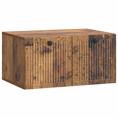 Oglindă TV montată pe perete Lemn vechi 59,5 x 41 x 30 cm GartenMobel Dekor