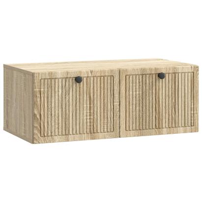 Oglindă TV montată pe perete Stejar Sonoma 78,5 x 41 x 30 cm GartenMobel Dekor