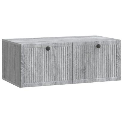 Oglindă TV montată pe perete Sonoma gri 78,5 x 41 x 30 cm GartenMobel Dekor