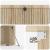 Oglindă TV montată pe perete Stejar Sonoma 98 x 41 x 30 cm GartenMobel Dekor