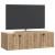 Dulap TV suspendat de perete, stejar artizanal, 98 x 41 x 30 cm