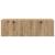Dulap TV suspendat de perete, stejar artizanal, 98 x 41 x 30 cm