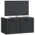 Dulap TV suspendat de perete, negru, 59,5 x 31 x 30 cm, 2 uși