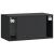 Dulap TV suspendat de perete, negru, 59,5 x 31 x 30 cm, 2 uși