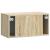 Dulap TV suspendat de perete, stejar sonoma, 59,5 x 31 x 30 cm