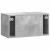 Dulap TV suspendat gri beton, 2 uși, 59,5 x 31 x 30 cm, vidaXL