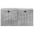 Dulap TV suspendat gri beton, 2 uși, 59,5 x 31 x 30 cm, vidaXL
