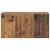 Dulap TV suspendat de perete, lemn vechi, 59,5 x 31 x 30 cm