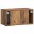 Dulap TV suspendat de perete, lemn vechi, 59,5 x 31 x 30 cm