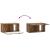 Dulap TV suspendat de perete, lemn vechi, 59,5 x 31 x 30 cm