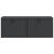 Dulap TV suspendat negru cu 2 uși, 78,5 x 31 x 30 cm, vidaXL