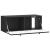 Dulap TV suspendat negru cu 2 uși, 78,5 x 31 x 30 cm, vidaXL