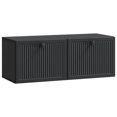 Dulap TV suspendat negru cu 2 uși, 78,5 x 31 x 30 cm, vidaXL