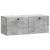 Dulap TV suspendat gri beton, 78,5 x 31 x 30 cm, 2 uși, vidaXL