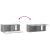 Dulap TV suspendat gri beton, 78,5 x 31 x 30 cm, 2 uși, vidaXL