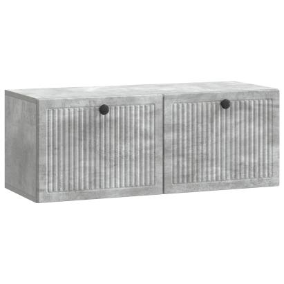 Dulap TV suspendat gri beton, 78,5 x 31 x 30 cm, 2 uși, vidaXL