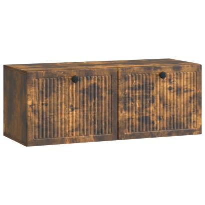 Oglindă TV montată pe perete Stejar fumuriu 78,5 x 31 x 30 cm GartenMobel Dekor
