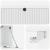 Dulap TV suspendat alb foarte lucios, 98 x 31 x 30 cm, 2 uși