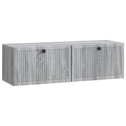 Dulap TV suspendat sonoma gri, 98 x 31 x 30 cm, 2 uși